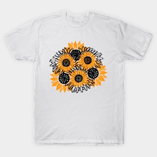 Little Aesthetic Sunflower T-Shirt